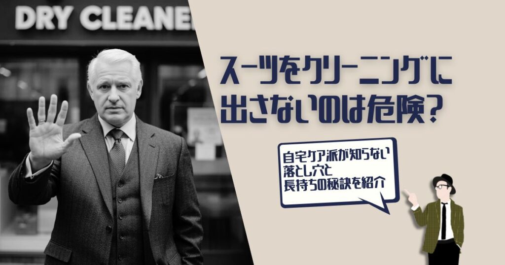 スーツ　クリーニング　出さない