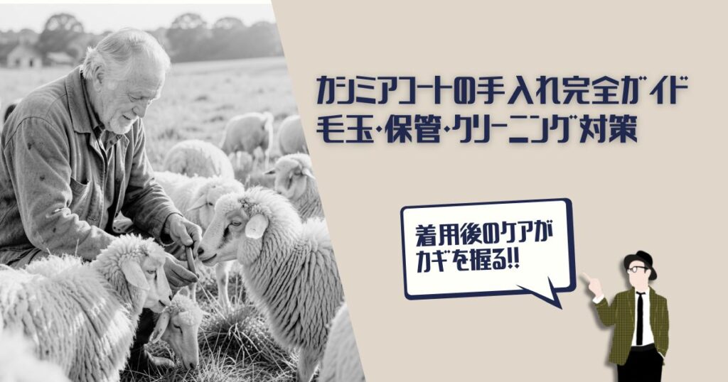 カシミアコート　手入れ